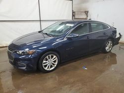 Chevrolet salvage cars for sale: 2017 Chevrolet Malibu LT