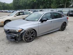 Salvage cars for sale at North Billerica, MA auction: 2022 Honda Civic Sport