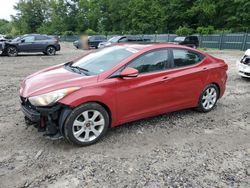 Salvage cars for sale at Candia, NH auction: 2013 Hyundai Elantra GLS