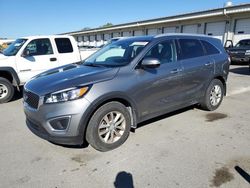 Salvage cars for sale at Louisville, KY auction: 2016 KIA Sorento LX