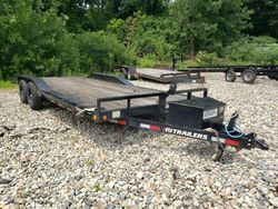 Salvage trucks for sale at West Warren, MA auction: 2022 PJ Trailer