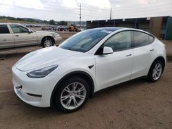 Salvage cars for sale at Colorado Springs, CO auction: 2022 Tesla Model Y