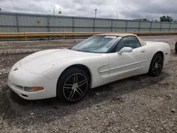 Chevrolet salvage cars for sale: 2001 Chevrolet Corvette