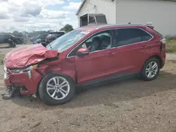 Salvage cars for sale at Portland, MI auction: 2020 Ford Edge SEL