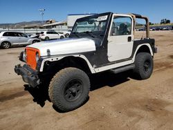 Jeep salvage cars for sale: 2001 Jeep Wrangler / TJ Sahara