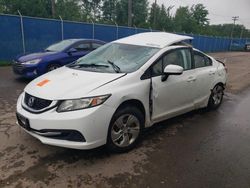 Salvage cars for sale from Copart Atlantic Canada Auction, NB: 2014 Honda Civic LX