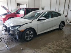 Honda salvage cars for sale: 2021 Honda Civic LX