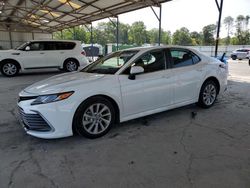 Salvage cars for sale at Cartersville, GA auction: 2022 Toyota Camry LE