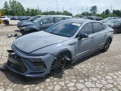 Salvage cars for sale at Bridgeton, MO auction: 2024 Hyundai Sonata N Line