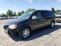 Salvage cars for sale at Portland, OR auction: 2008 Chrysler Town & Country Limited