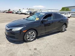 Salvage cars for sale at Bakersfield, CA auction: 2016 Honda Civic LX