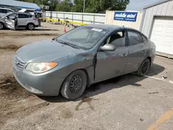 Vehiculos salvage en venta de Copart Wichita, KS: 2010 Hyundai Elantra Blue