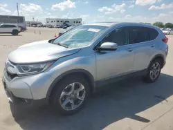 Salvage cars for sale at Grand Prairie, TX auction: 2018 Honda CR-V EXL