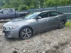 Salvage cars for sale at Candia, NH auction: 2018 Nissan Maxima 3.5S