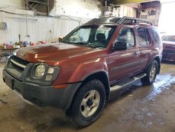 Nissan salvage cars for sale: 2002 Nissan Xterra XE