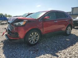 Salvage cars for sale at Wayland, MI auction: 2019 Ford Edge Titanium