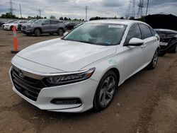 Salvage cars for sale from Copart Elgin, IL: 2018 Honda Accord EXL