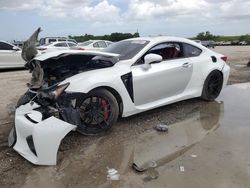 Salvage cars for sale at West Palm Beach, FL auction: 2015 Lexus RC-F