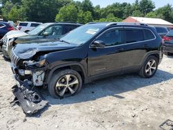 Jeep salvage cars for sale: 2021 Jeep Cherokee Limited