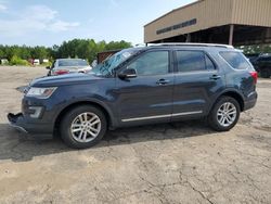 Salvage cars for sale at Gaston, SC auction: 2017 Ford Explorer XLT