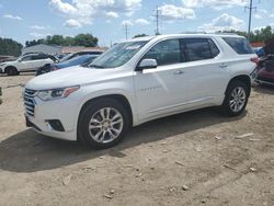 Chevrolet salvage cars for sale: 2018 Chevrolet Traverse High Country