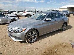 Salvage cars for sale at Brighton, CO auction: 2015 Mercedes-Benz C 300 4matic