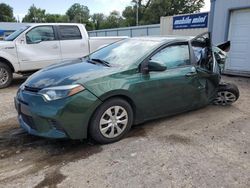 Salvage cars for sale from Copart Wichita, KS: 2015 Toyota Corolla ECO