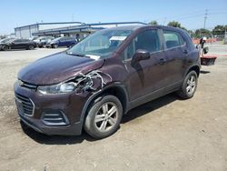 Salvage cars for sale from Copart San Diego, CA: 2021 Chevrolet Trax LS