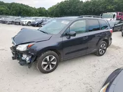 Salvage cars for sale at North Billerica, MA auction: 2018 Subaru Forester 2.5I Premium