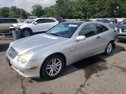 Mercedes-Benz salvage cars for sale: 2003 Mercedes-Benz C 230K Sport Coupe