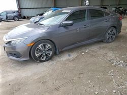 Salvage cars for sale from Copart Houston, TX: 2017 Honda Civic EX