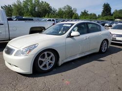 Salvage cars for sale at Portland, OR auction: 2008 Infiniti G35