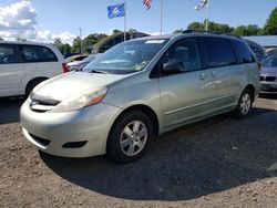 Salvage cars for sale from Copart East Granby, CT: 2006 Toyota Sienna CE
