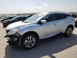 Salvage cars for sale at Grand Prairie, TX auction: 2017 Nissan Murano S