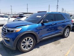 Salvage cars for sale at Los Angeles, CA auction: 2021 Ford Explorer Limited