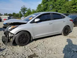 Salvage cars for sale at Waldorf, MD auction: 2020 Hyundai Accent SE