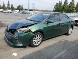 Salvage cars for sale at Rancho Cucamonga, CA auction: 2014 Toyota Corolla L