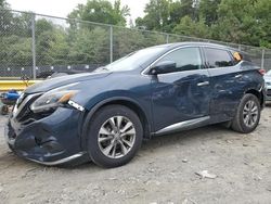 Nissan salvage cars for sale: 2018 Nissan Murano S