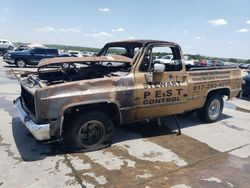 Salvage cars for sale at Grand Prairie, TX auction: 1986 Chevrolet C10