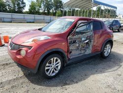 Salvage cars for sale at Spartanburg, SC auction: 2012 Nissan Juke S