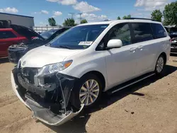 Salvage cars for sale at Elgin, IL auction: 2011 Toyota Sienna XLE