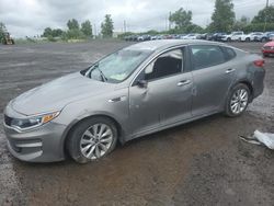 KIA Vehiculos salvage en venta: 2016 KIA Optima LX