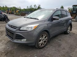 Salvage cars for sale at Duryea, PA auction: 2014 Ford Escape Titanium