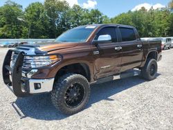 Salvage cars for sale from Copart Augusta, GA: 2015 Toyota Tundra Crewmax Limited