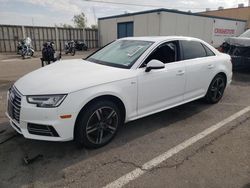 Salvage cars for sale at Anthony, TX auction: 2017 Audi A4 Premium Plus