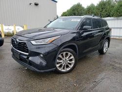 Toyota Highlander salvage cars for sale: 2020 Toyota Highlander Limited