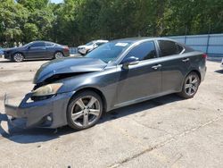 Salvage cars for sale at Austell, GA auction: 2011 Lexus IS 250