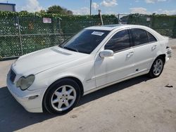 Mercedes-Benz salvage cars for sale: 2004 Mercedes-Benz C 240