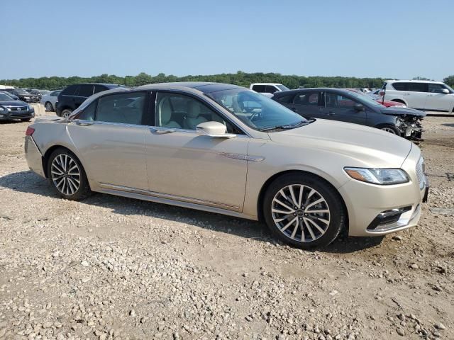 2017 Lincoln Continental Select