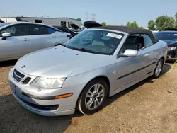 Salvage cars for sale at Elgin, IL auction: 2006 Saab 9-3